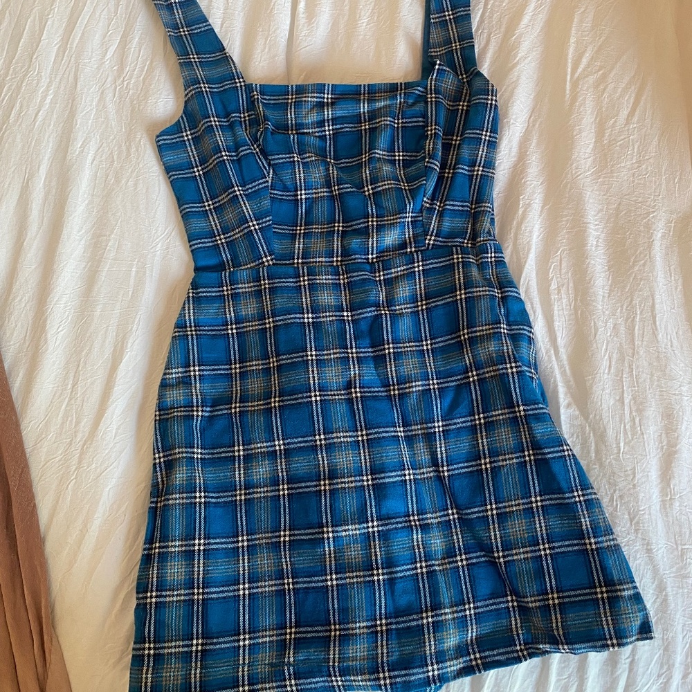 blue vintage dress